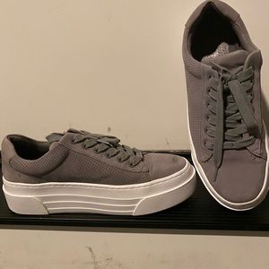 Suede platform sneakers by Slides